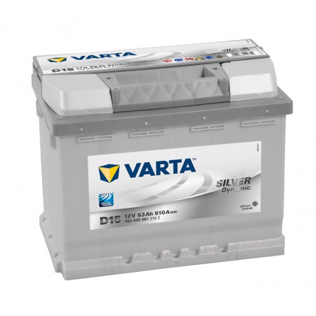 Baterie auto VARTA SILVER DYNAMIC D15 63Ah