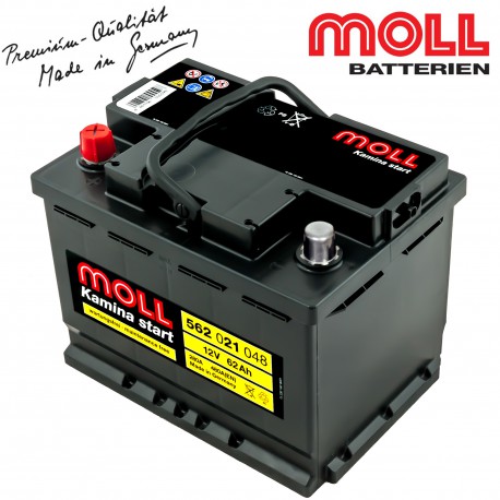 Baterie auto MOLL KAMINA START 562021048 62Ah