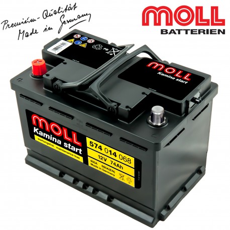Baterie auto MOLL KAMINA START 574014068 74Ah