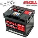 Baterie auto MOLL M3 PLUS K2 83046 46Ah