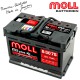 Baterie auto MOLL M3 PLUS K2 83075 75Ah