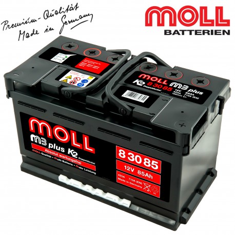 Baterie auto MOLL M3 PLUS K2 83085 85Ah