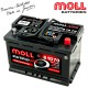 Baterie auto MOLL START-STOP PLUS AGM 70Ah 81070