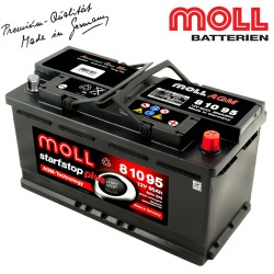 Baterie auto MOLL START-STOP PLUS AGM 95Ah 81095